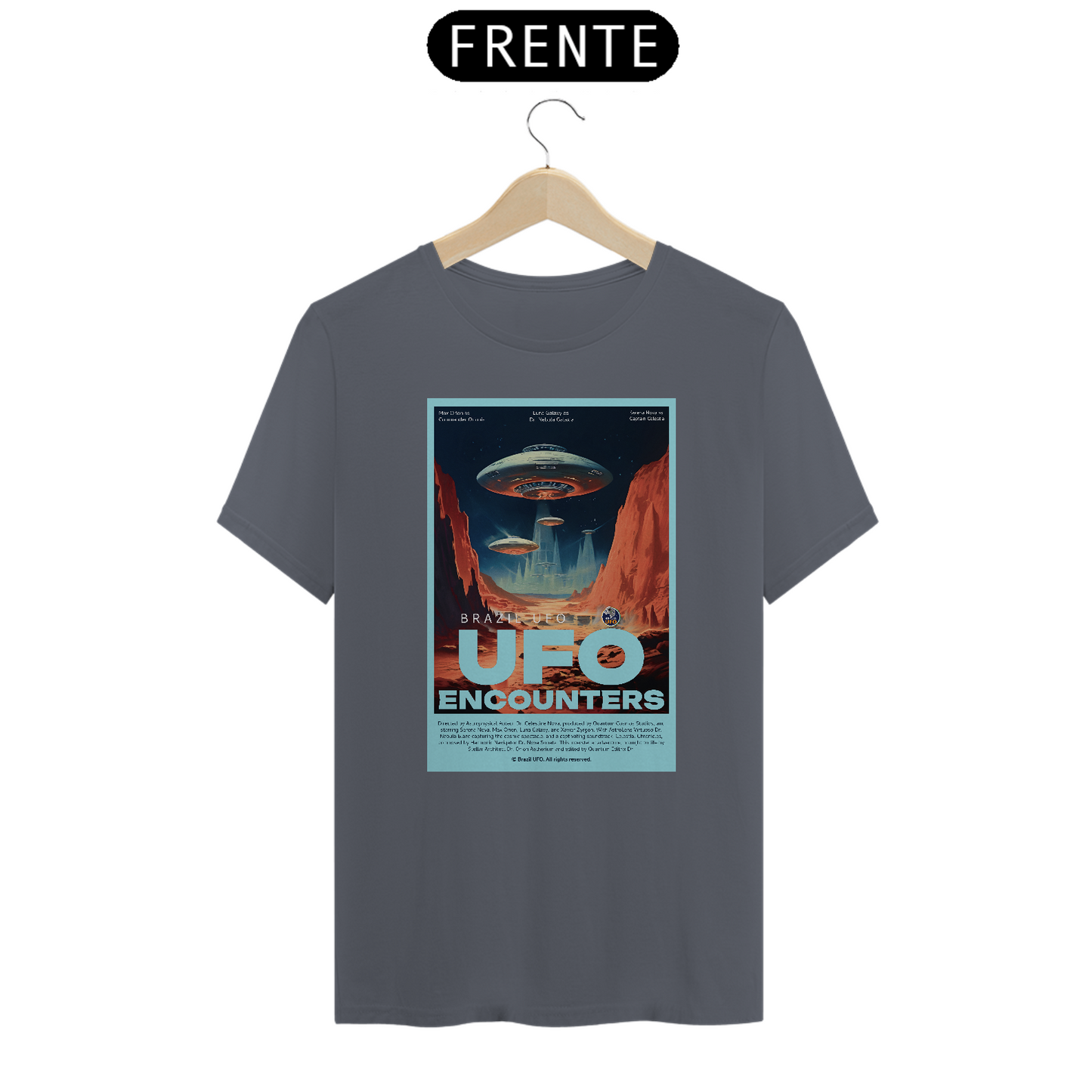 CAMISETA CLASSIC - UFO ENCOUNTERS - BRAZIL UFO