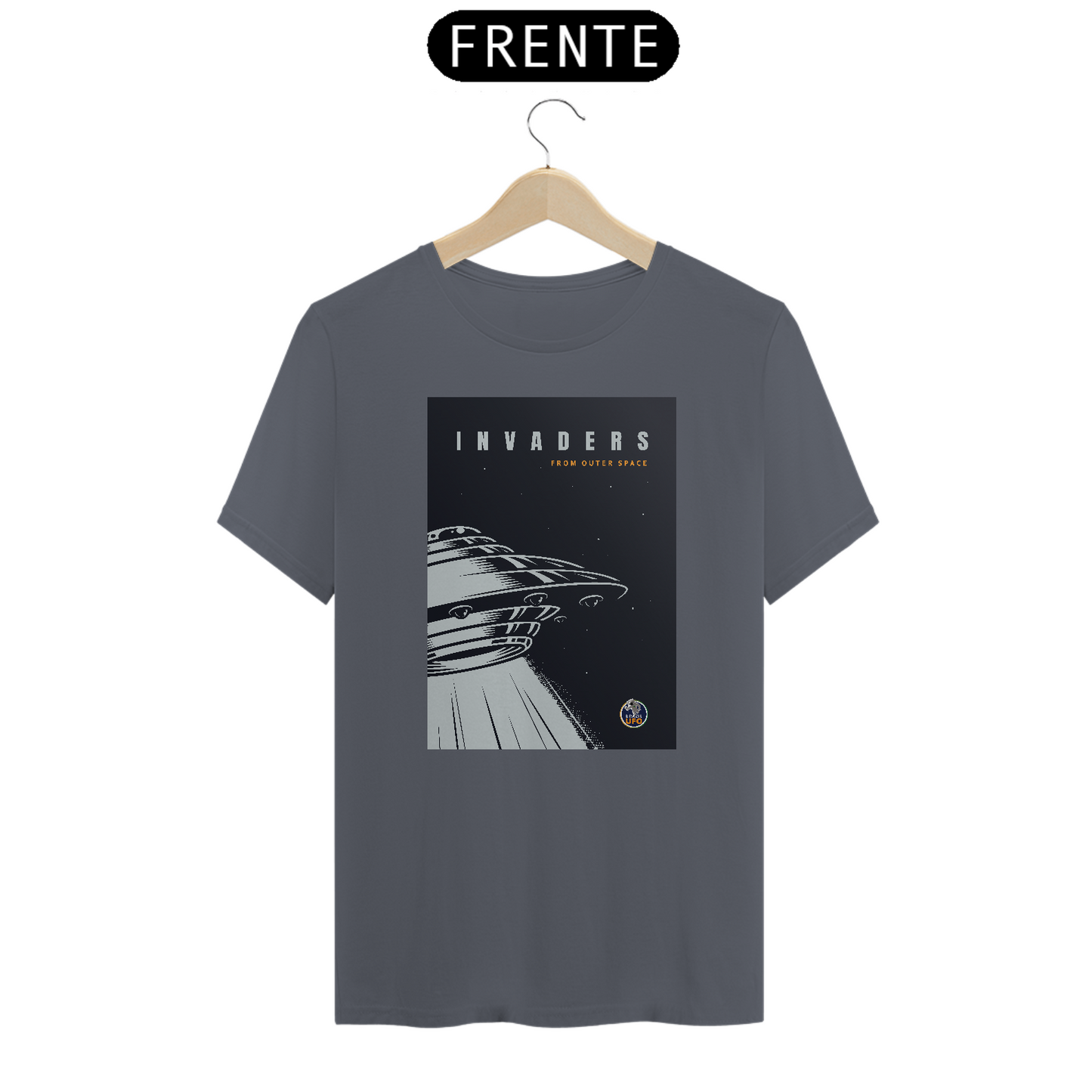 CAMISETA CLASSIC - INVADERS - BRAZIL UFO
