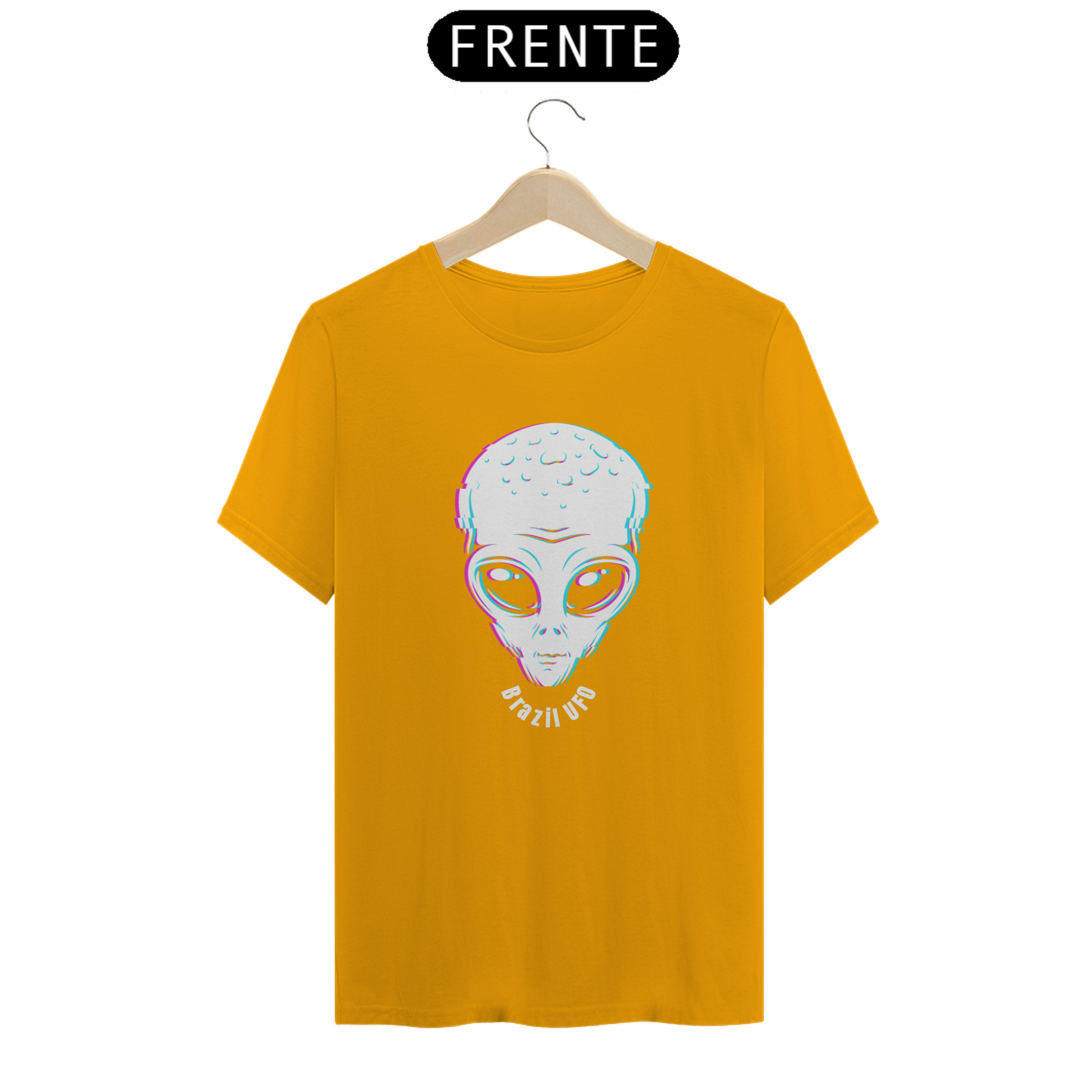 CAMISETA CLASSIC - GREY - BRAZIL UFO