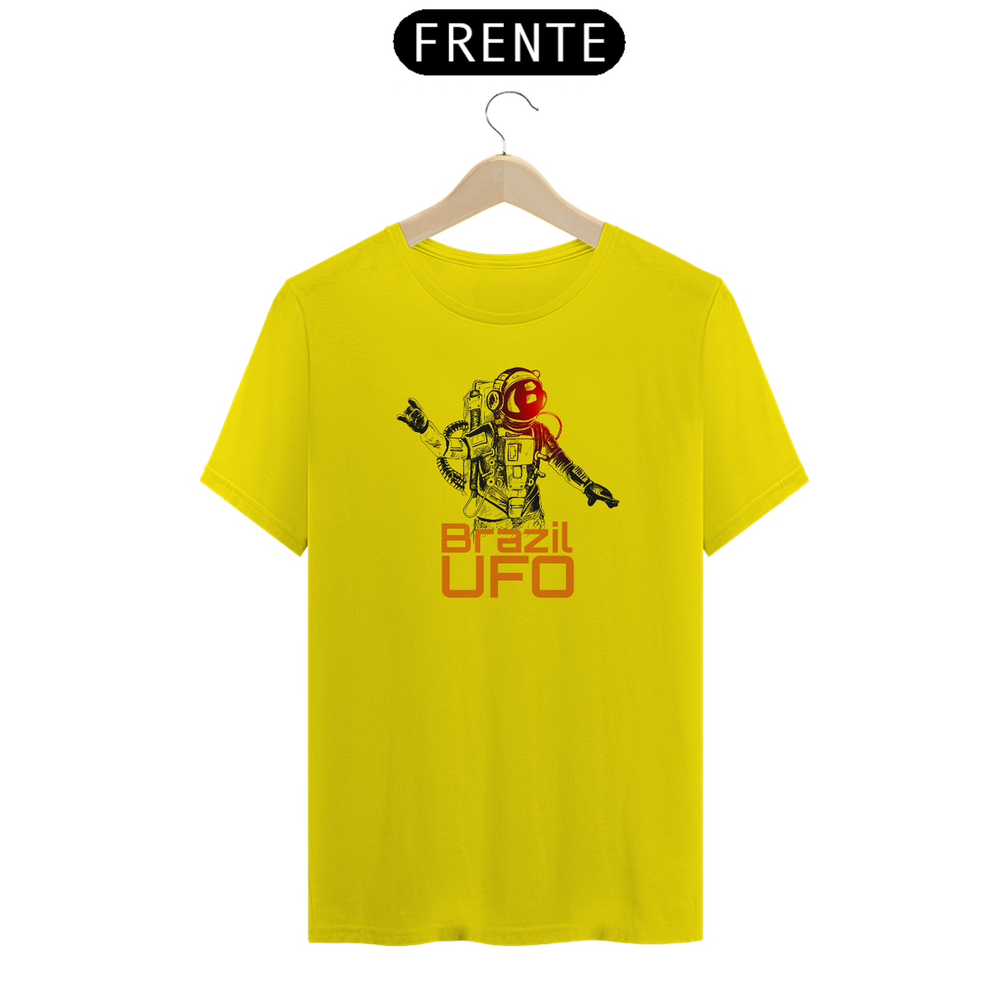 CAMISETA CLASSIC - ASTRONAUTA - BRAZIL UFO