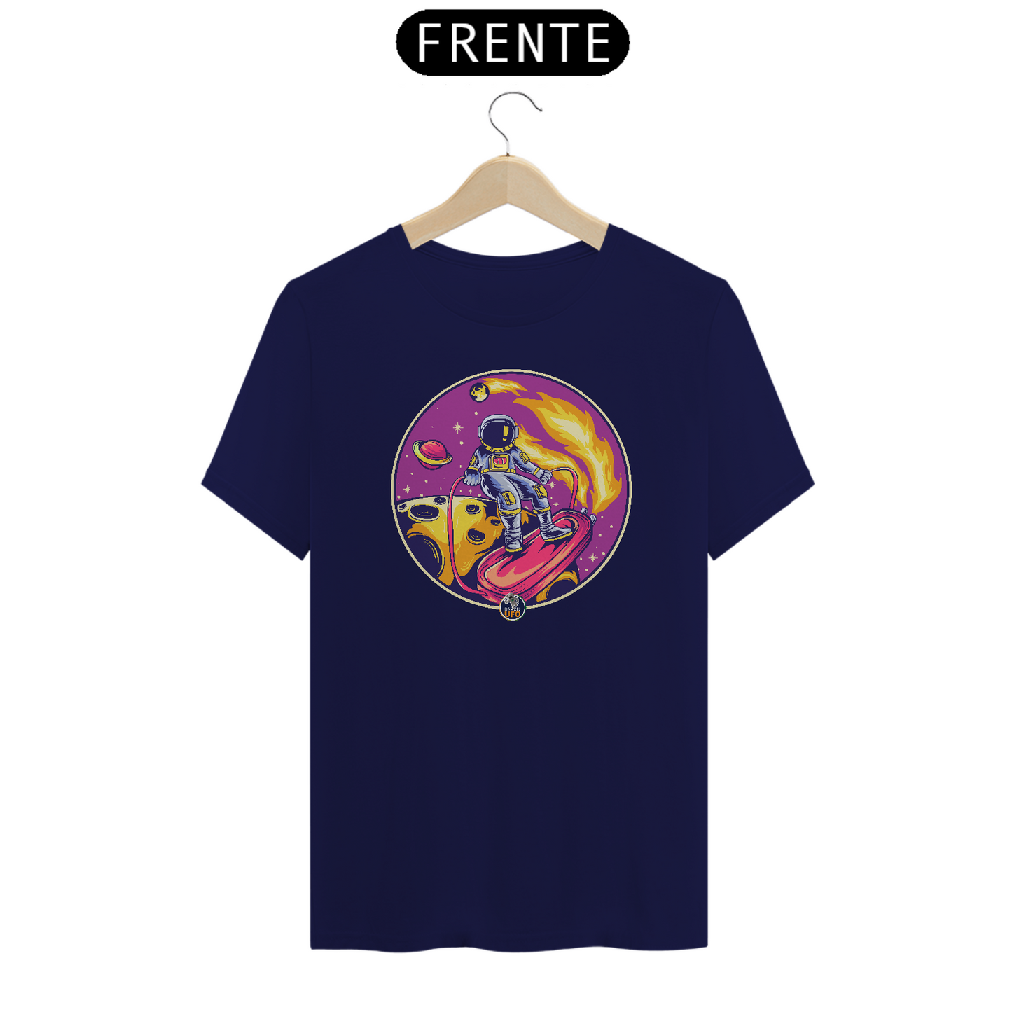 CAMISETA - ASTRONAUT SURFING - BRAZIL UFO