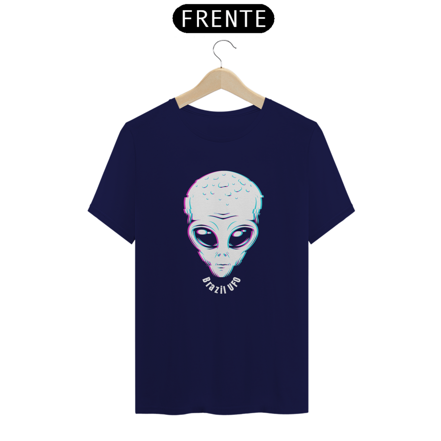 CAMISETA CLASSIC - GREY - BRAZIL UFO