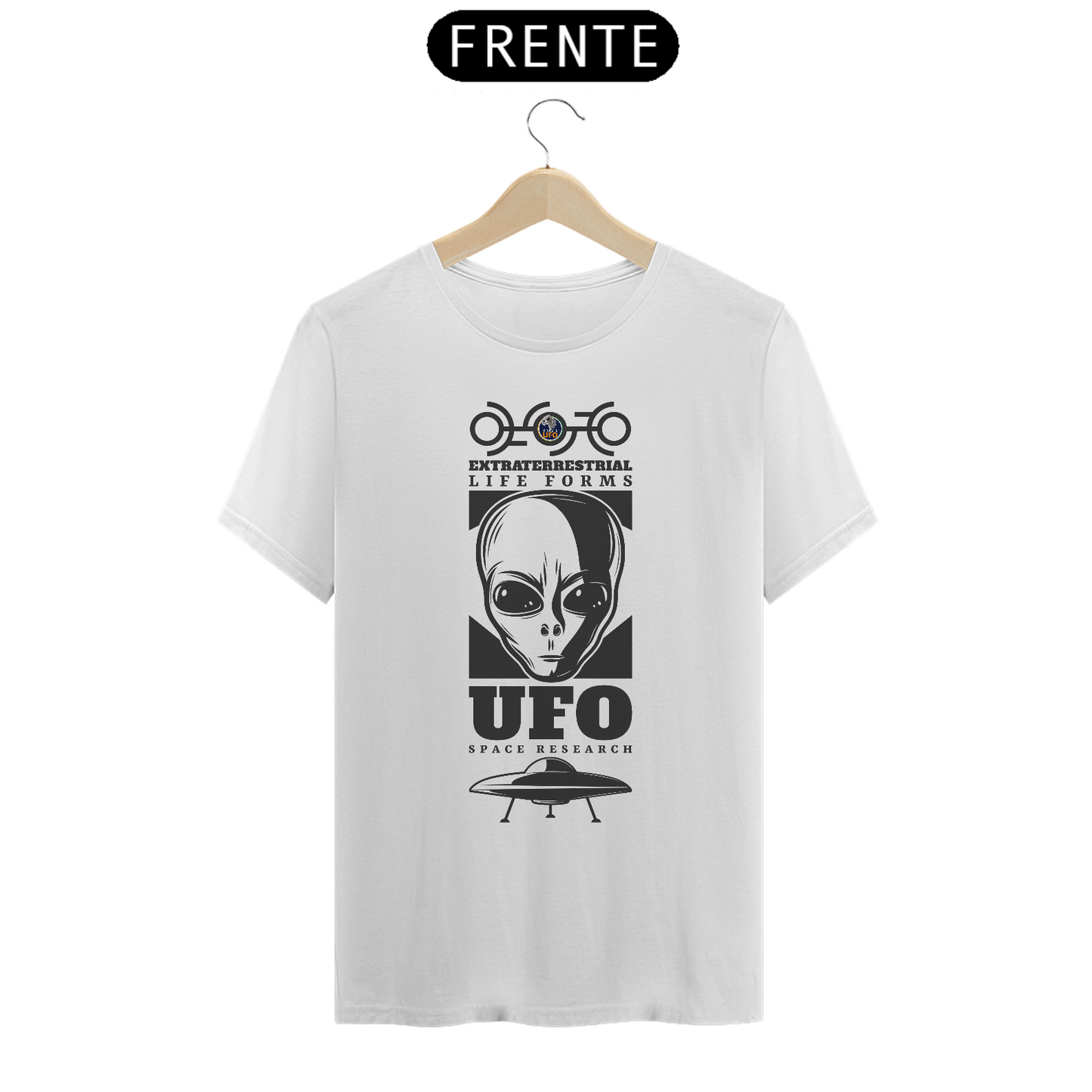 CAMISETA - EXTRATERRESTRIAL LIFE FORMS - BRAZIL UFO