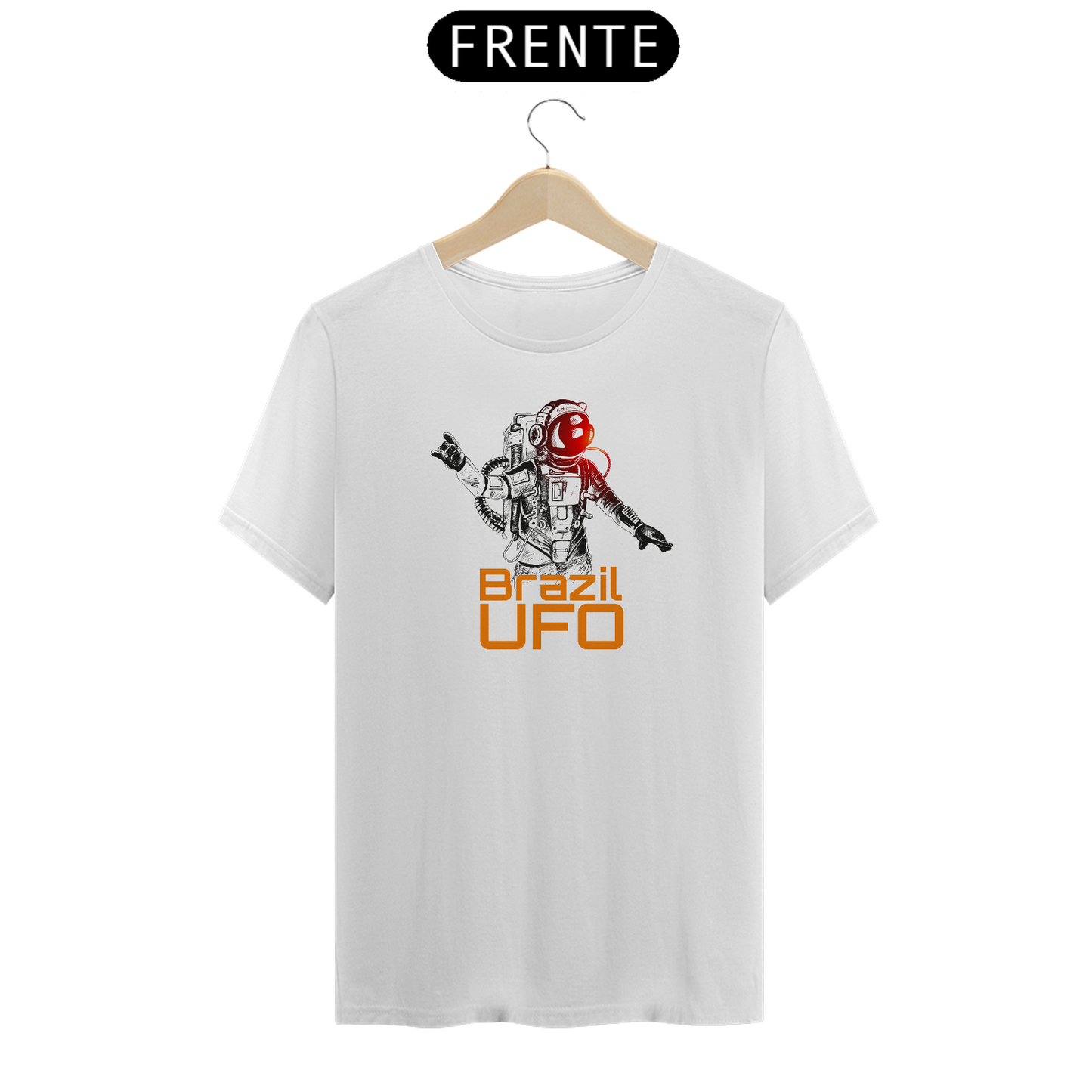 CAMISETA CLASSIC - ASTRONAUTA - BRAZIL UFO