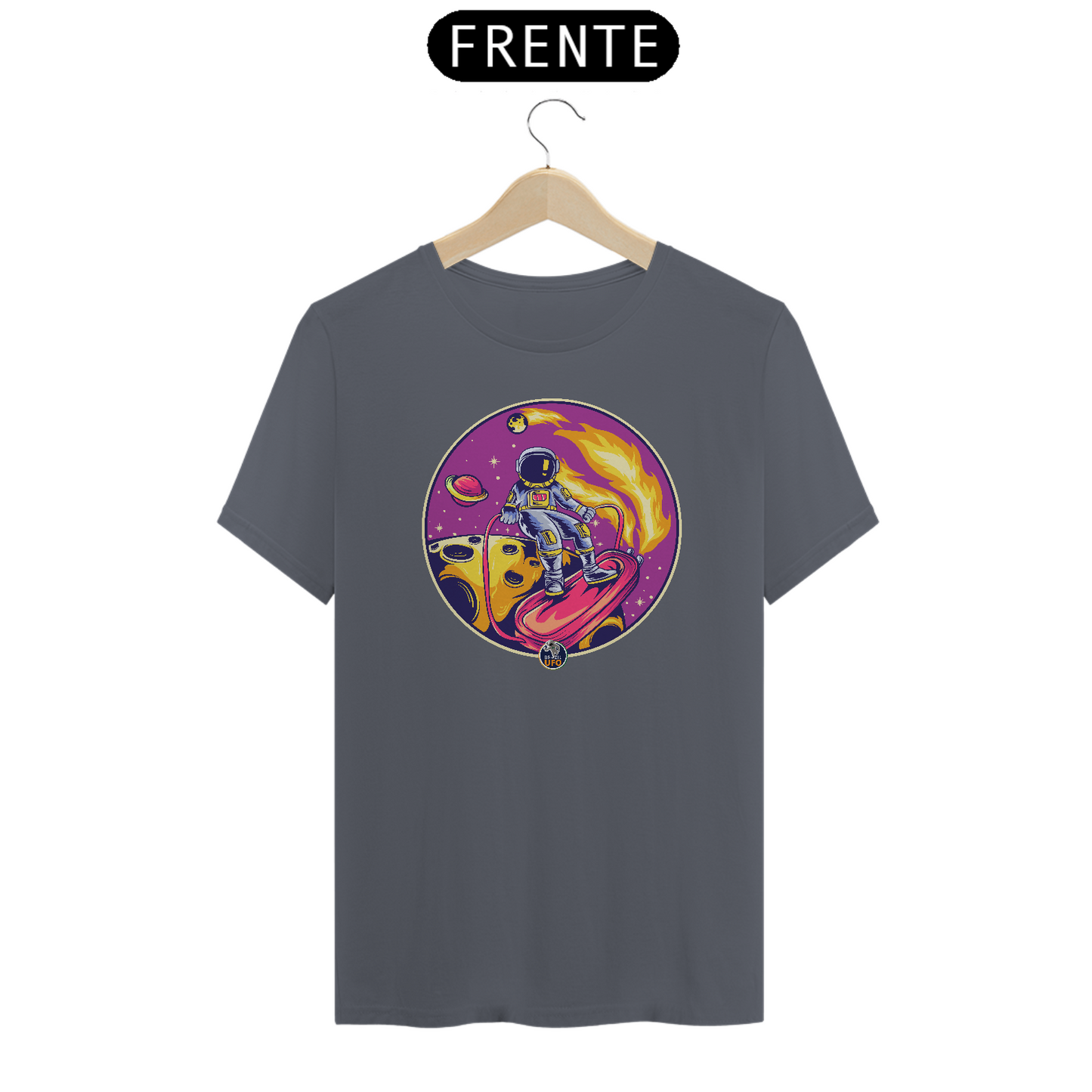 CAMISETA - ASTRONAUT SURFING - BRAZIL UFO