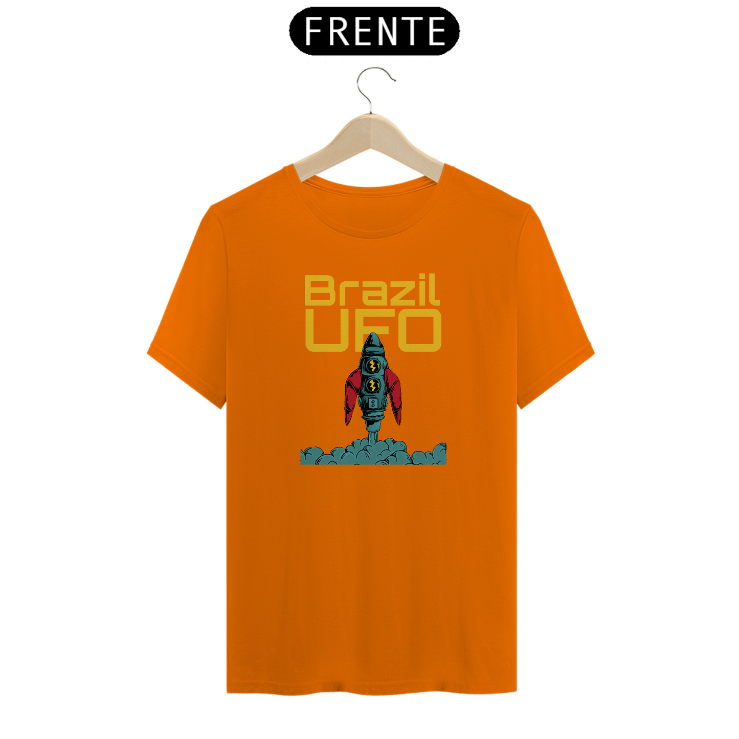 CAMISETA CLASSIC - FOGUETE - BRAZIL UFO