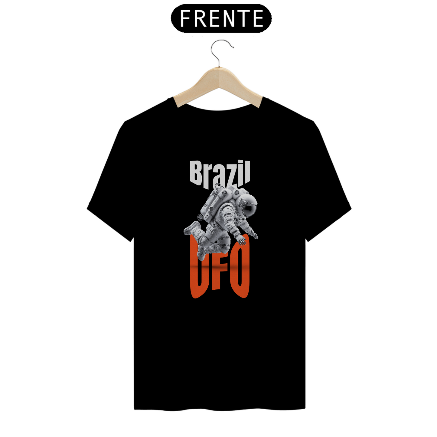 CAMISETA ASTRONAUTA BRAZIL UFO