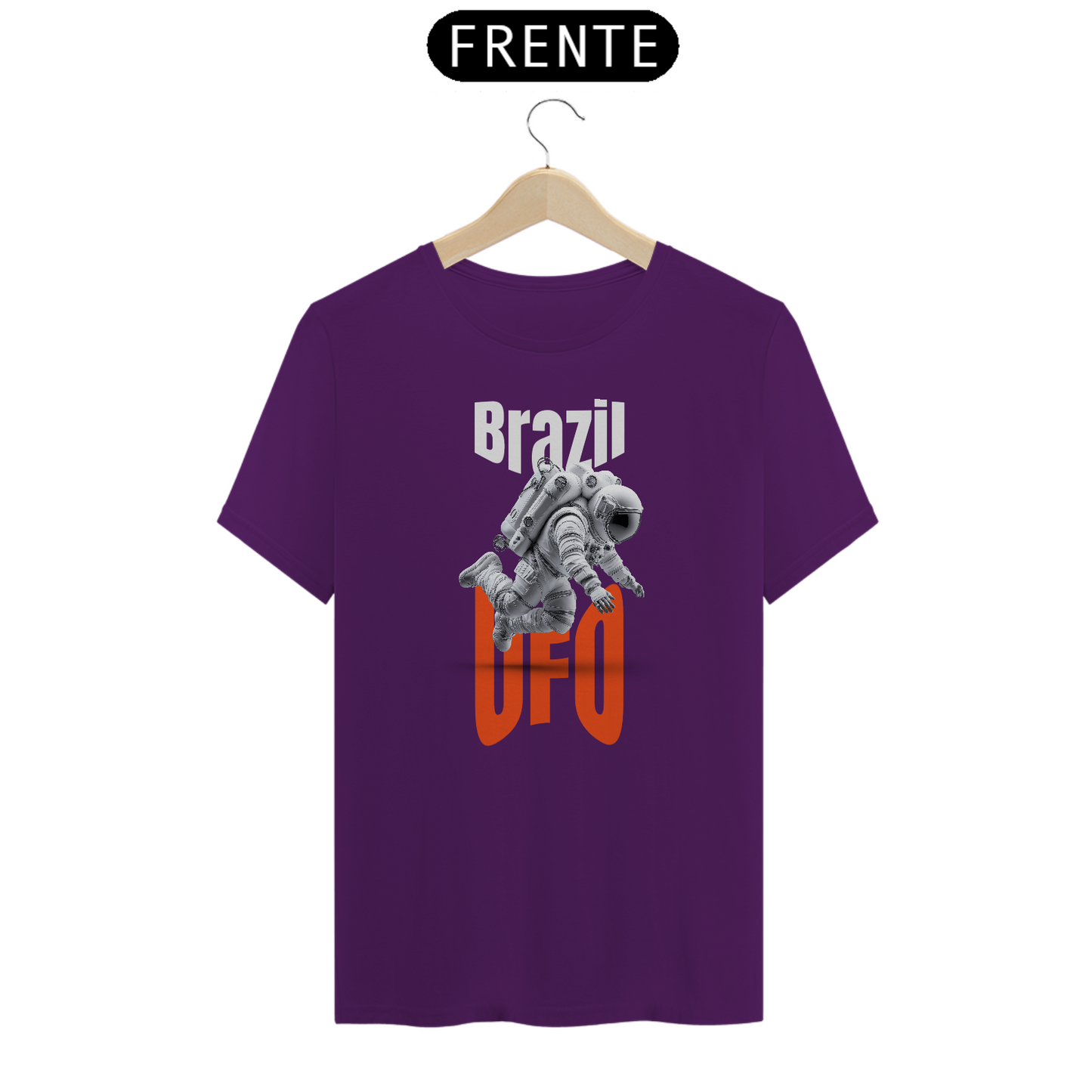 CAMISETA ASTRONAUTA BRAZIL UFO
