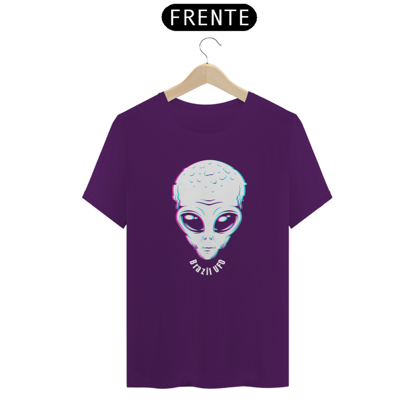 CAMISETA CLASSIC - GREY - BRAZIL UFO