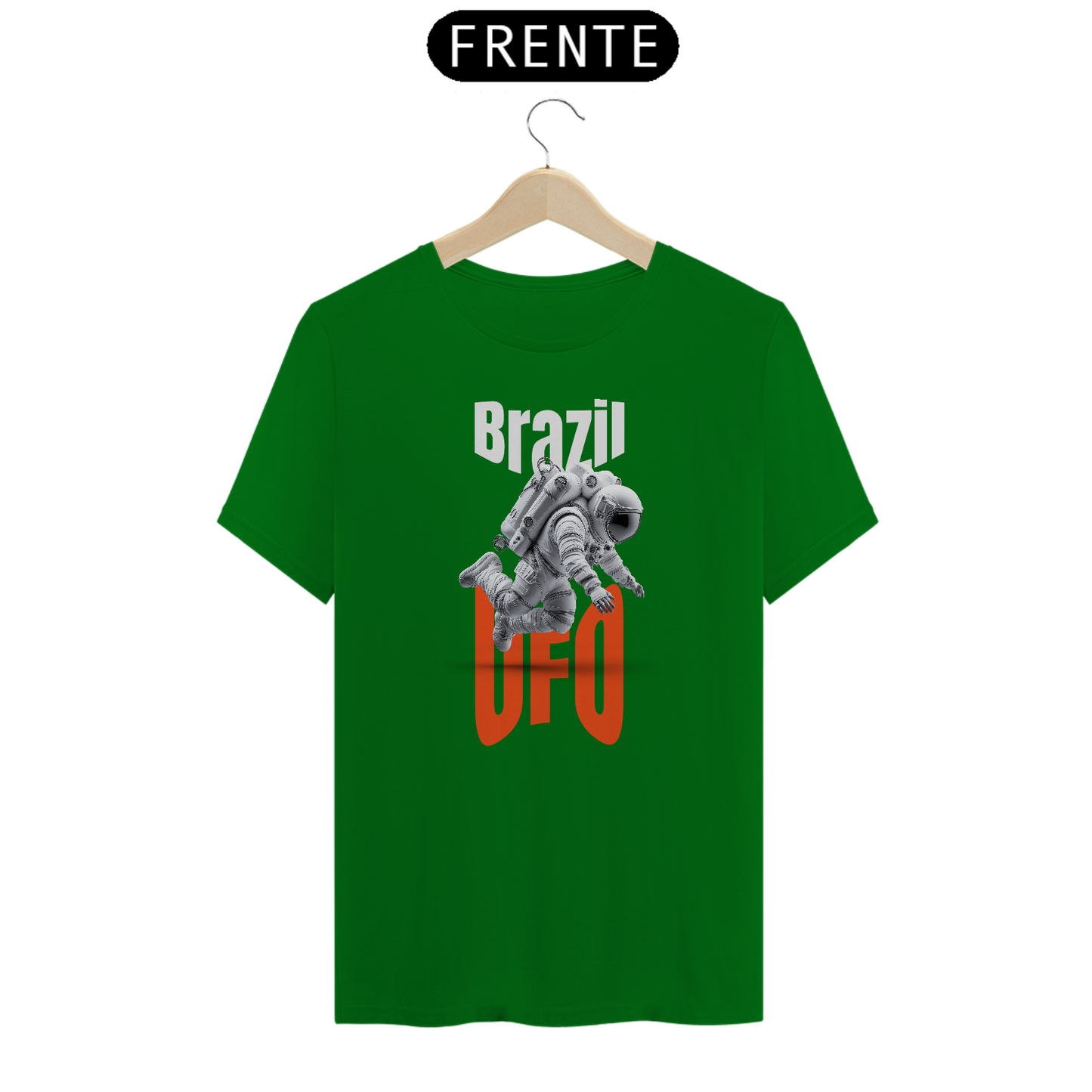 CAMISETA ASTRONAUTA BRAZIL UFO