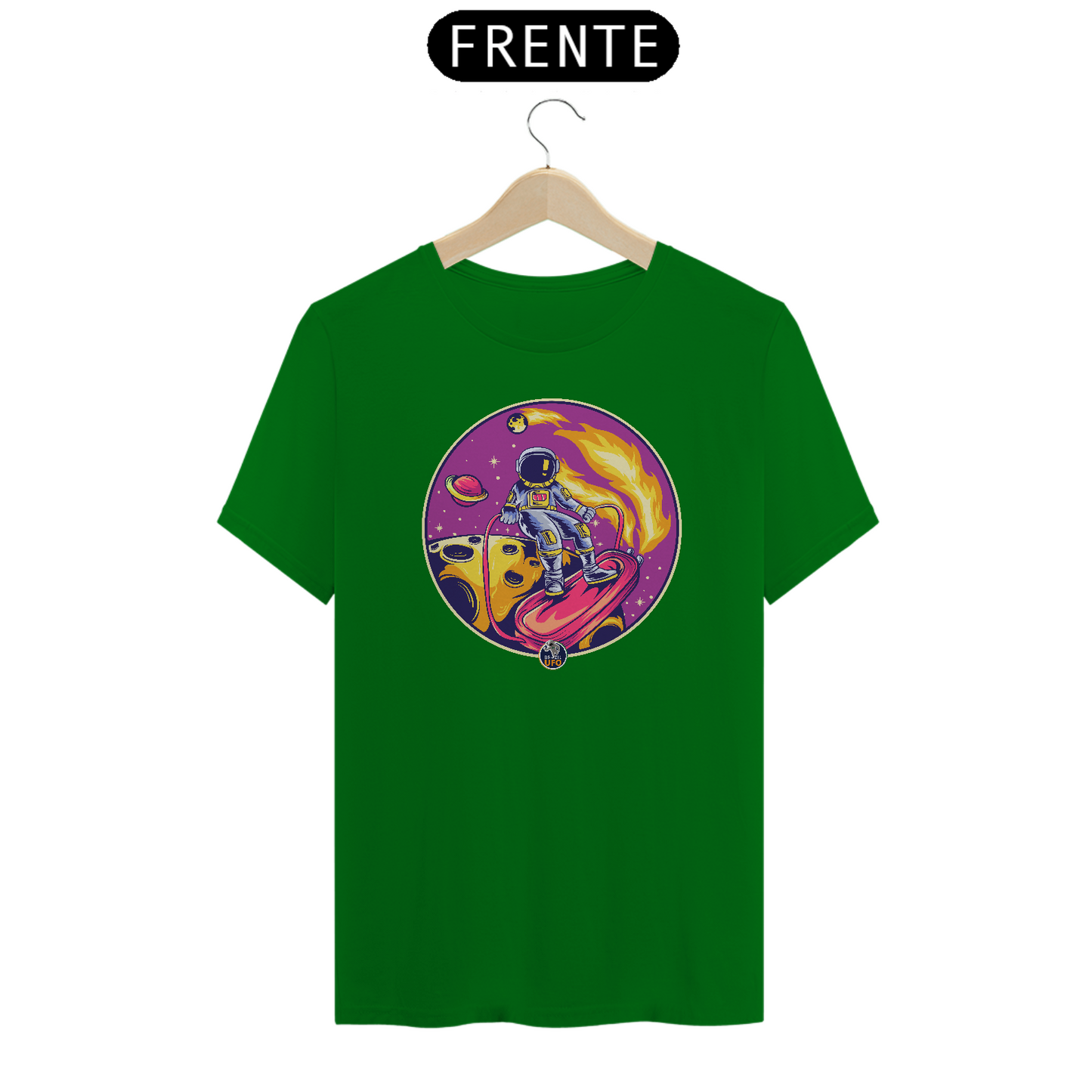 CAMISETA - ASTRONAUT SURFING - BRAZIL UFO