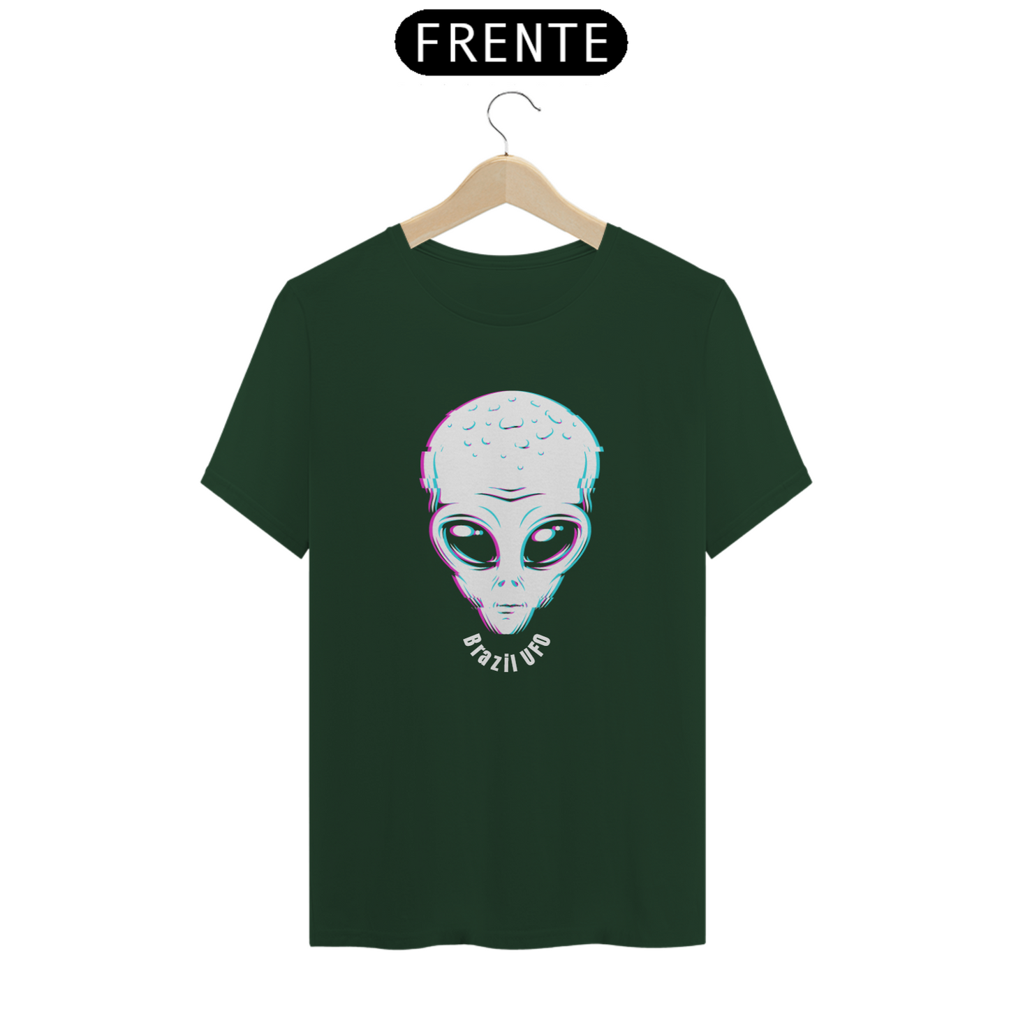 CAMISETA CLASSIC - GREY - BRAZIL UFO