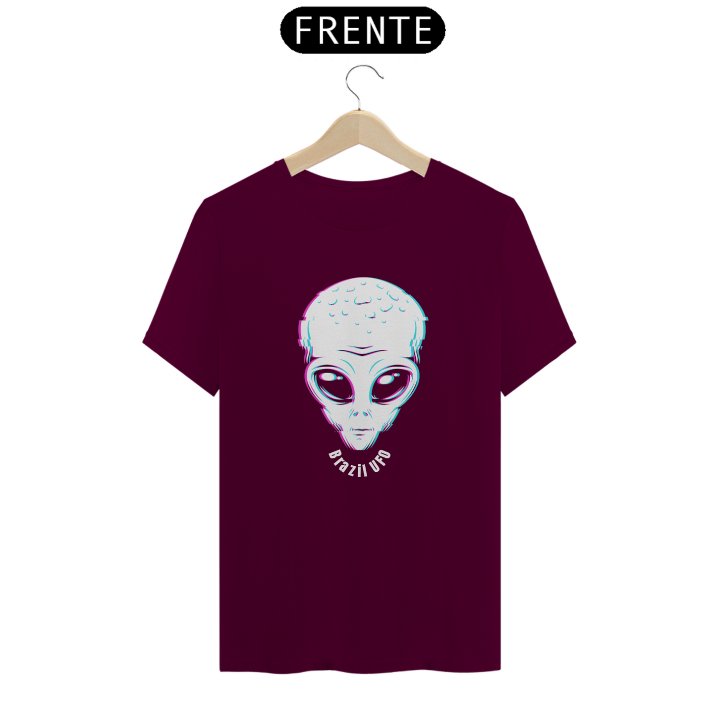 CAMISETA CLASSIC - GREY - BRAZIL UFO