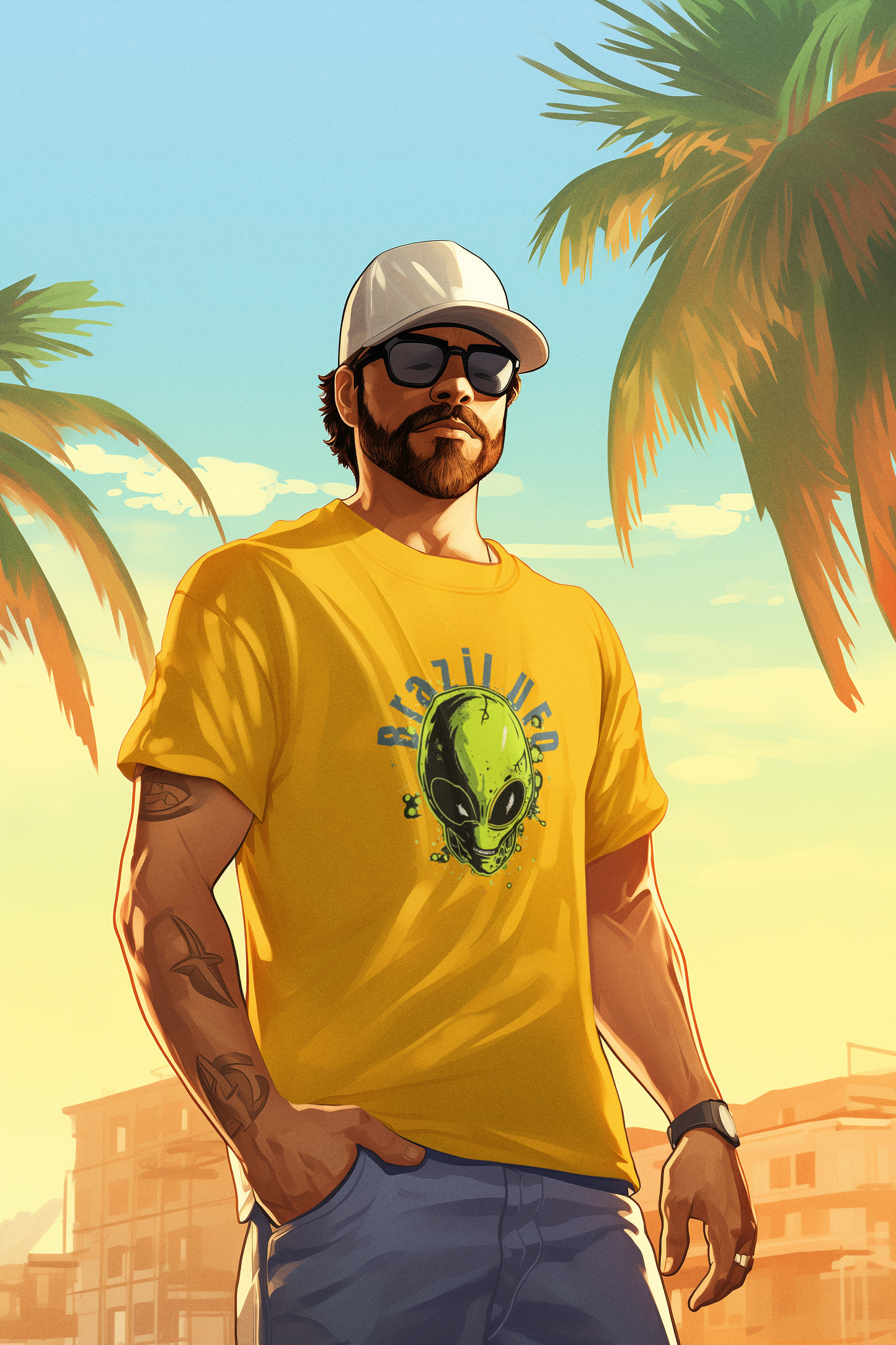 CAMISETA - ALIEN - BRAZIL UFO